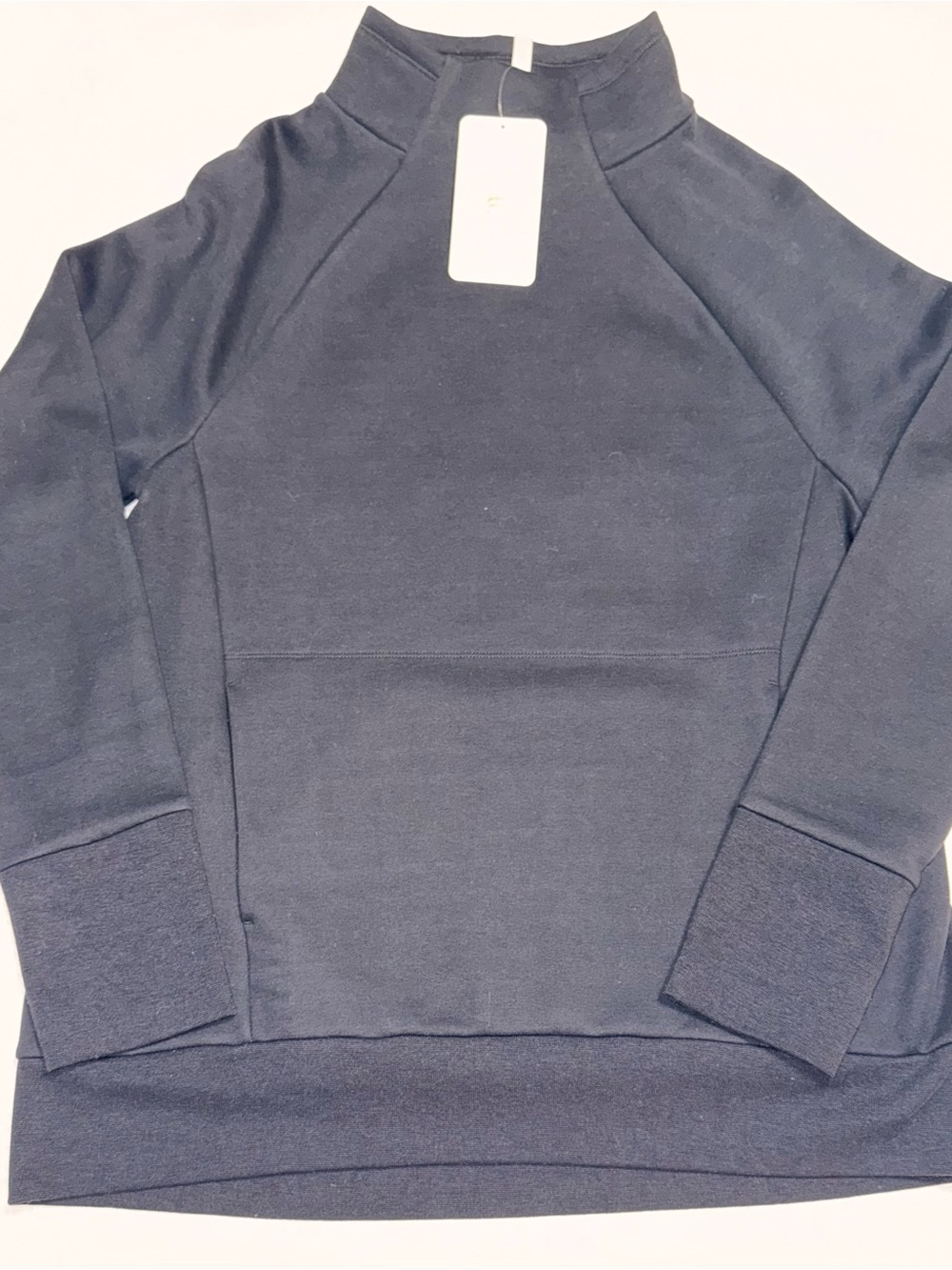 Fabletics Zaylee Black Long Sleeve Pullover Sweatshirt